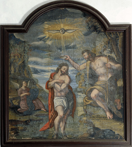 tableau (tableau d'autel) : Baptême du Christ