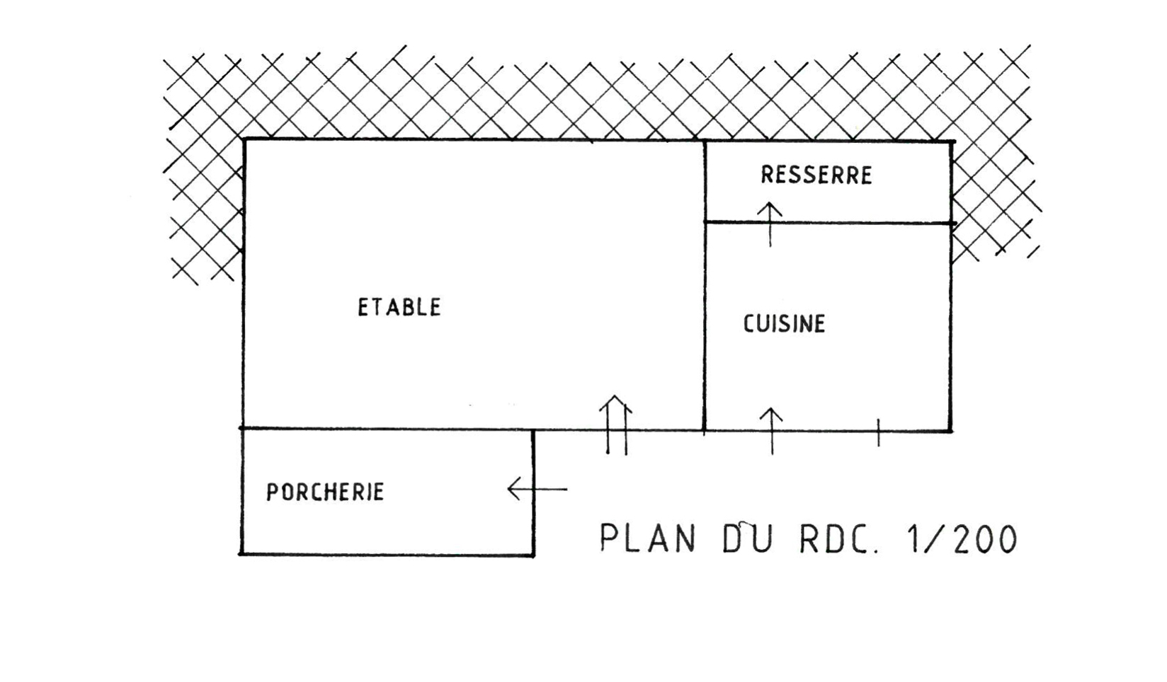 Plan du rez-de-chaussée.