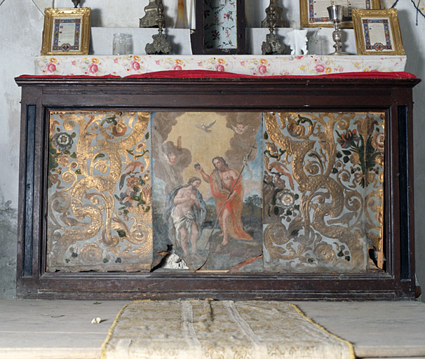 autel, gradin d'autel, tabernacle (maître-autel, autel tombeau)