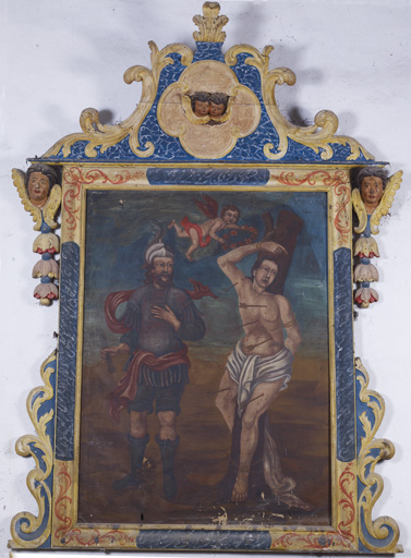 tableau : Saint Sébastien, cadre