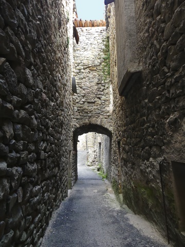 Passage couvert de la rue du Tricot, vue prise de l'ouest.