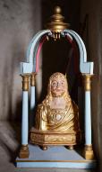 Buste de procession (buste-reliquaire) : saint Ferréol ; Dais de procession