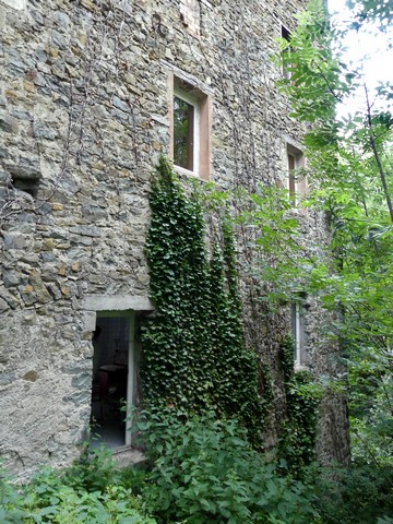 Bâtiment principal. Elévation nord, partie basse.