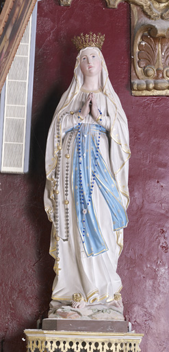 statue (petite nature) : Notre-Dame de Lourdes