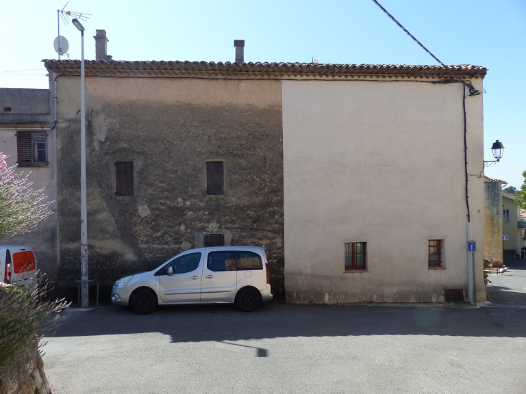 Bâtiment du logis, élévation nord.