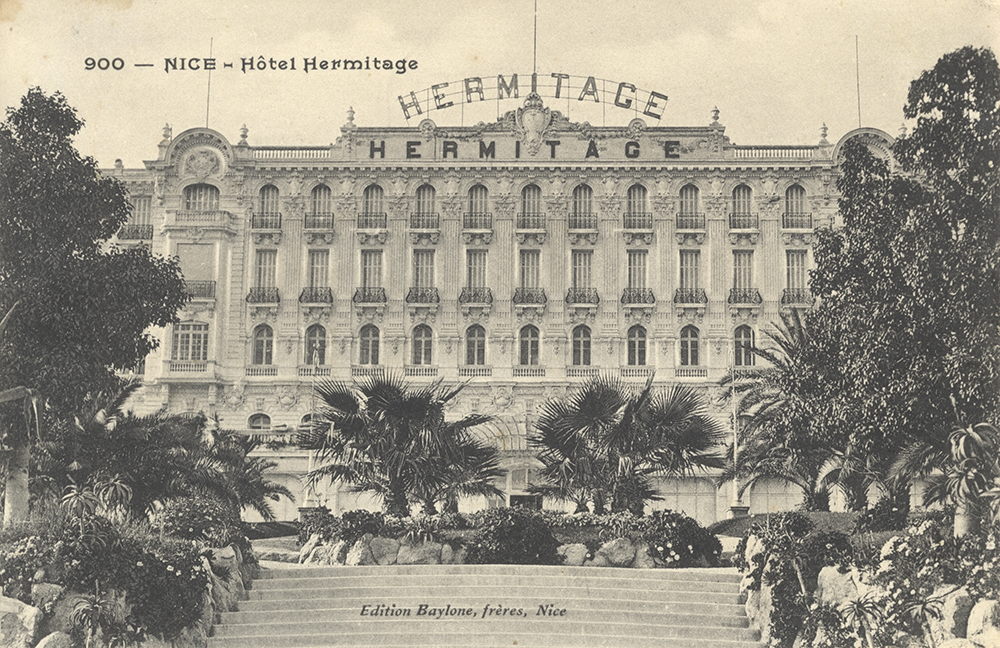 Hôtel de voyageurs dit Hermitage, actuellement immeuble dit Palais l'Hermitage