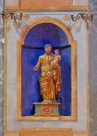 Statue (statuette) : saint Joseph et l'Enfant Jésus