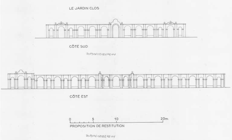 jardin d'agrément de la villa La Presqu'île de l'Ilette actuellement villa Aigue-Marine