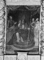 Tableau d'autel : saint Eucher entouré de sainte Consorce, sainte Tulle et sainte Galle