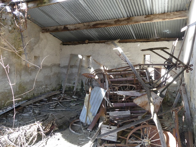 Bâtiment de la remise. Vue de volume prise du sud.