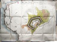 Projets pour 1845. Fortifications. Article 13. Construire un fort sur la hauteur St Elme. [Plan masse] 1845.