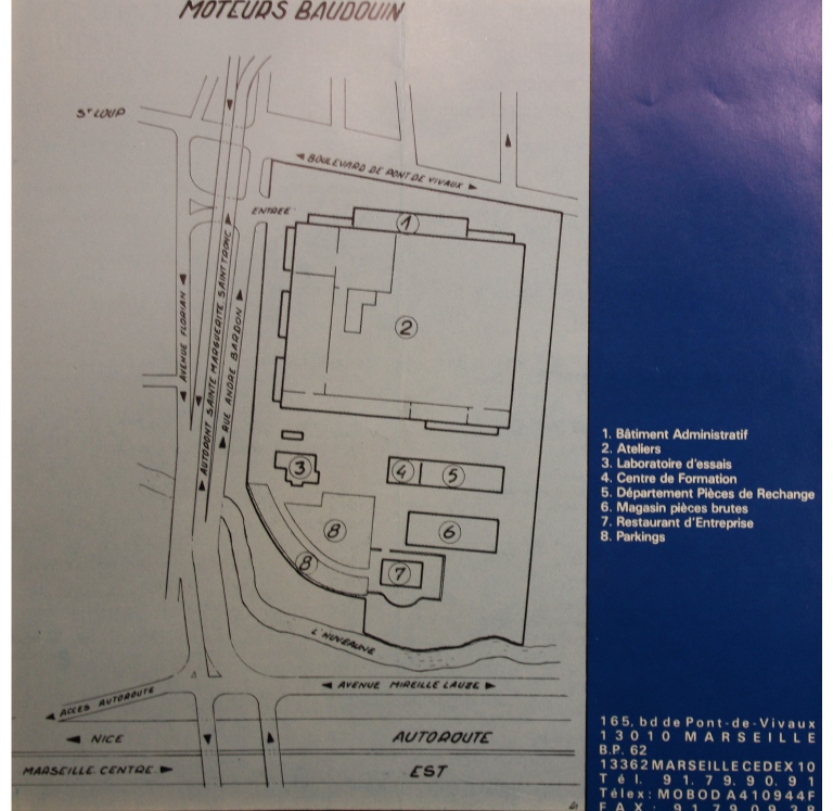 usine de construction mécanique (moteurs Baudouin)