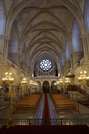 Vue intérieure vers l'ouest.