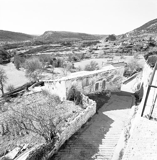 Entrepôt agricole de la Ferrage (1841 D1 1). Fenil sur étable à moutons.