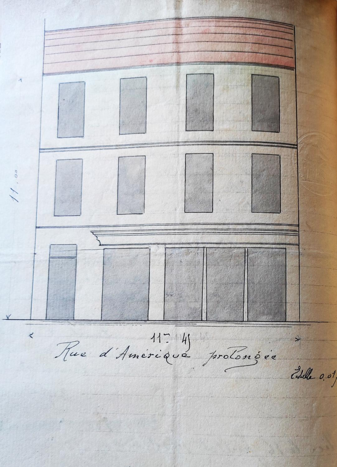 immeuble devenu hôtel de voyageurs sous le nom d'Hôtel du midi
