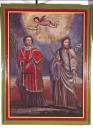 tableau : Saint Laurent et saint Joseph