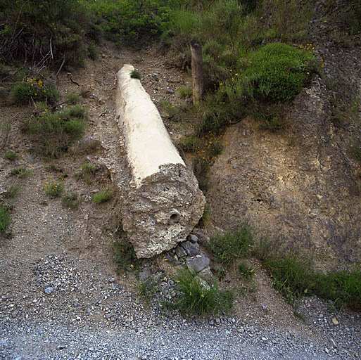 Ouvrage d'infanterie n° 21 dit du pont de chemin de fer : tronçon de canalisation blindée.