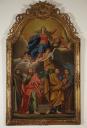 tableau : Assomption de la Vierge avec saints Pierre, Paul, Sennen et Abdon, cadre
