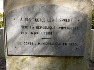 ensemble de trois plaques commémoratives de la guerre de 1914-1918