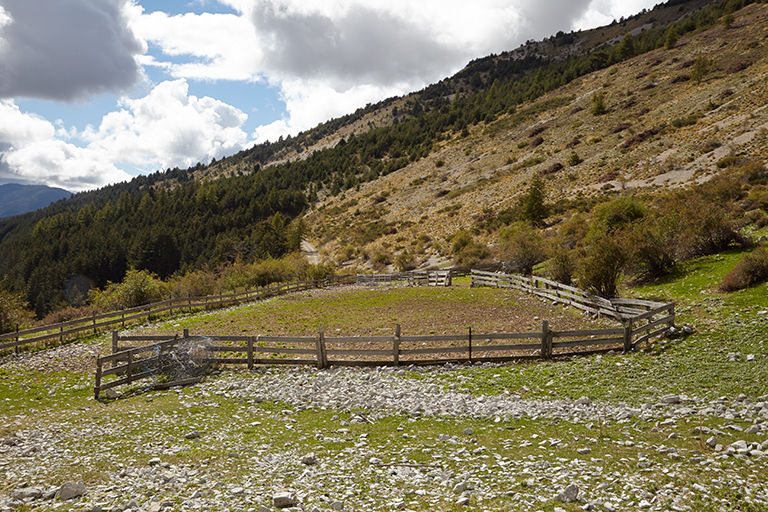 Enclos isolé moderne (cabane du Clauvas, Thorame-Basse).