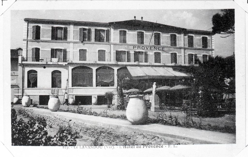 Le Lavandou (Var). - L'Hôtel de Provence, [vers 1925].