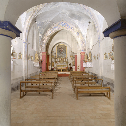 le mobilier de la chapelle, puis église paroissiale Notre-Dame-de-l'Assomption, puis Saint-Barnabé