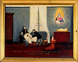 tableau, ex-voto : Demande de guérison de Marie-Louise Britony