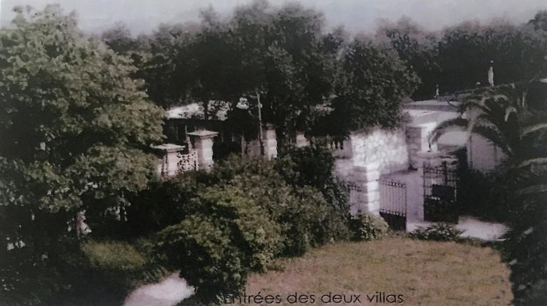 ensemble de deux maisons de villégiature (villa balnéaire) dite villas Les Palmiers et Astraudo