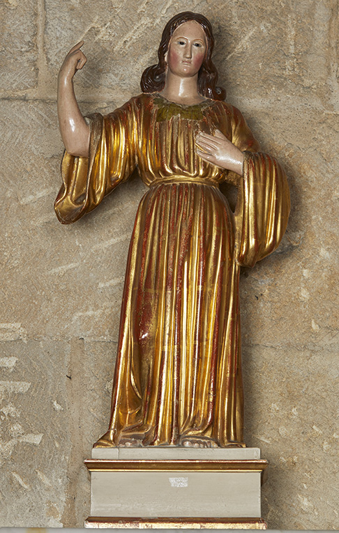 Statue (statuette) : sainte Quitterie