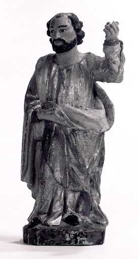 statues (2) (statuettes) : Saint Jean Baptiste, saint apôtre