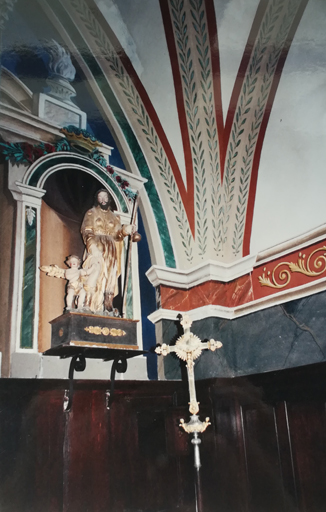 Groupe sculpté (petite nature) : saint Roch (n°1)