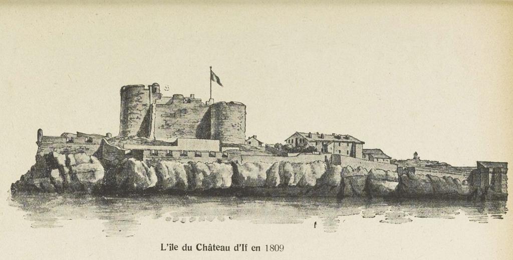 [Vue du château d'If du côté sud], 1809.