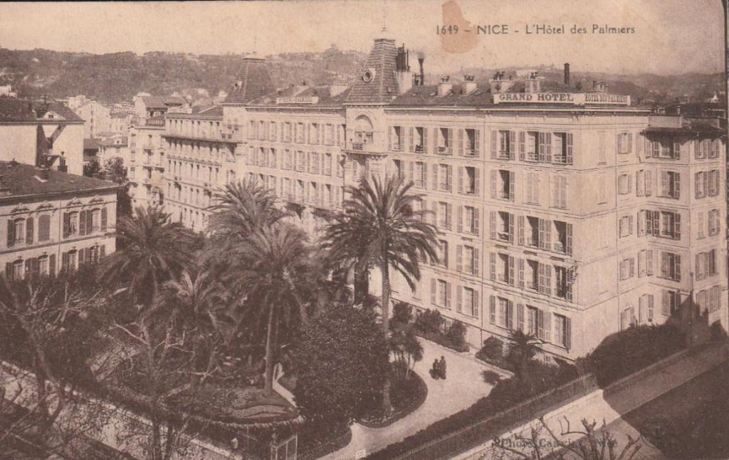 hôtel de voyageurs dit (Grand) hôtel des Palmiers, actuellement immeuble