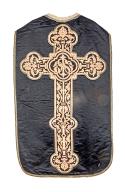 Chasuble, étole, manipule et voile de calice (ornement noir)