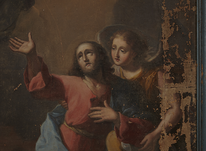 Tableau, cadre : Agonie du Christ au Jardin des Oliviers