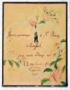 ex-voto, tableau : Reconnaissance pour réussite au Certificat d'Etudes