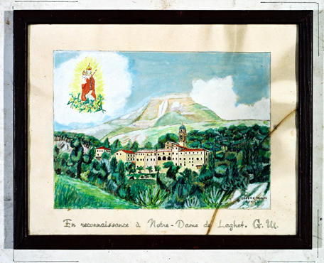 ex-voto, tableau : Sanctuaire de Notre-Dame de Laghet (N° 5)