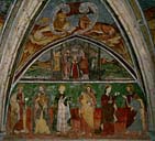 peinture monumentale : Apôtres, Couronnement de la Vierge