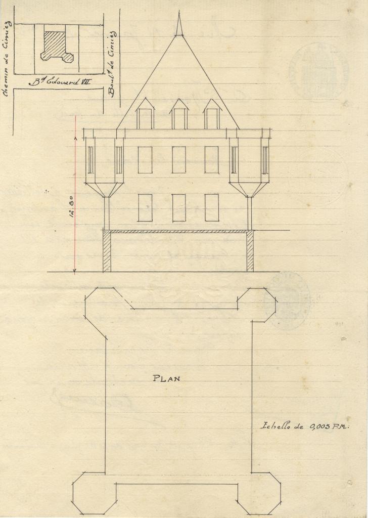Maison de villégiature (villa balnéaire) dite Villa Manz puis Manoir Belgrano, actuellement copropriété