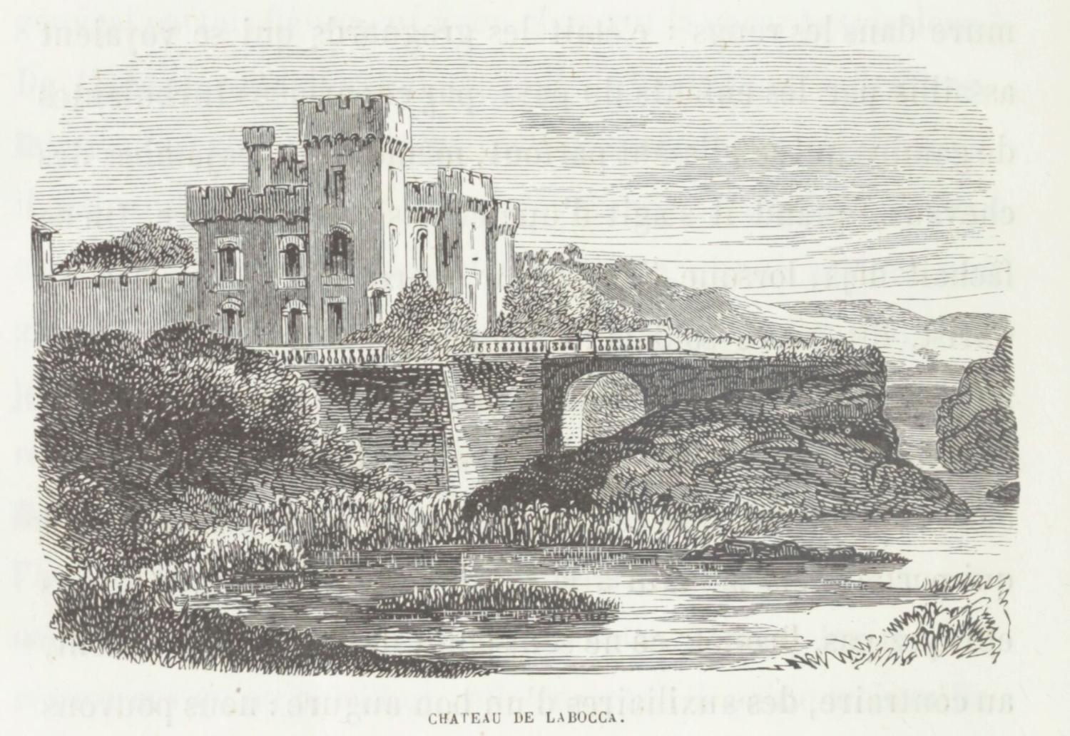 Château de la Bocca, 1854-1857.