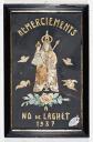 ex-voto, tableau : Vierge de Laghet (N° 3)
