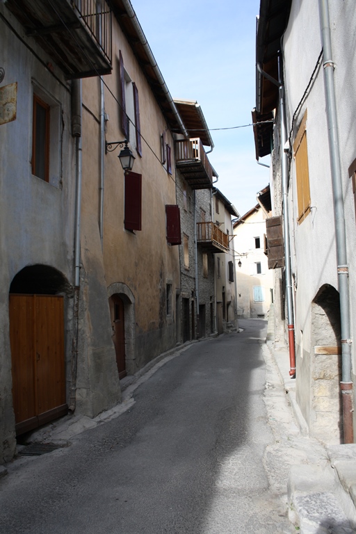 La rue du Peyran depuis l'ouest.