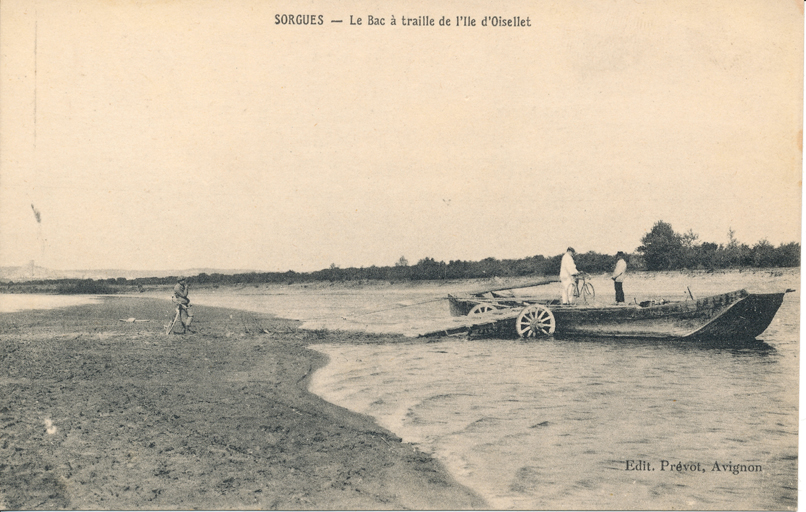 bac à traille de l'Île d'Oiselet ou de l'Oiselet