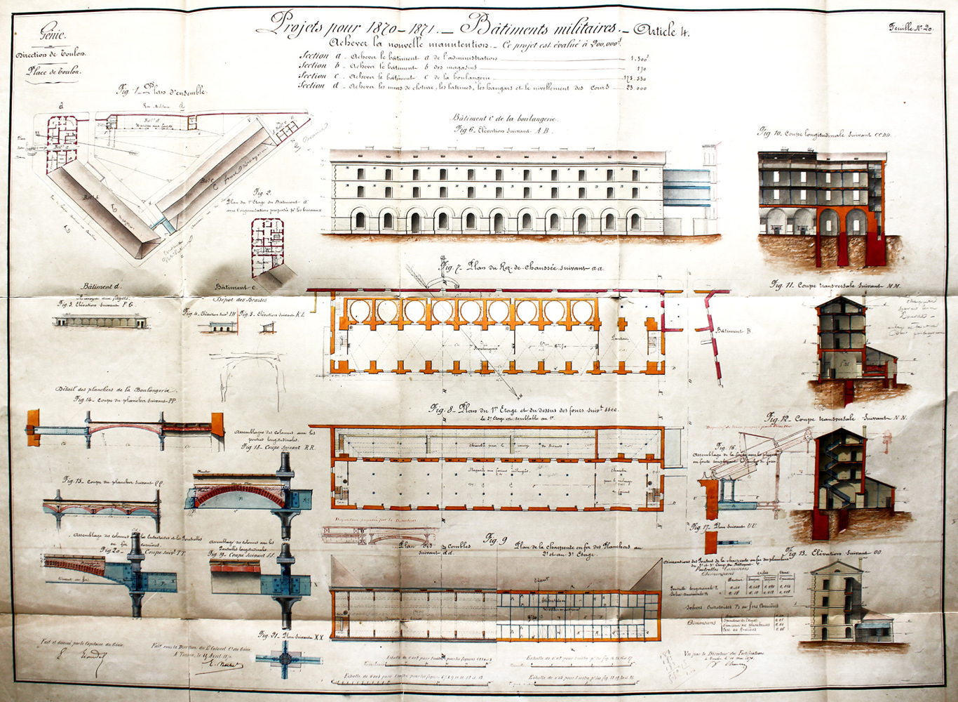 édifice logistique dit Manutention des vivres