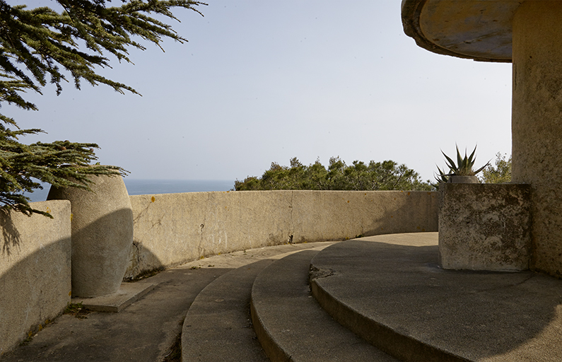 Terrasse-belvédère du château d'eau.