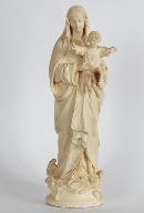 Statue (statuette) : Vierge à l'Enfant du Sacré-Coeur