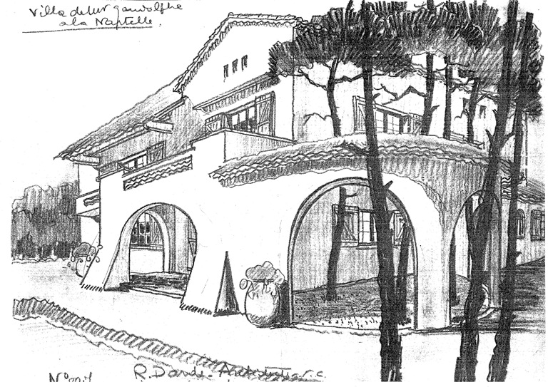 Maison de villégiature (villa balnéaire) dite La Tramontane