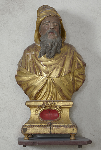 Buste-reliquaire : saint Antoine abbé