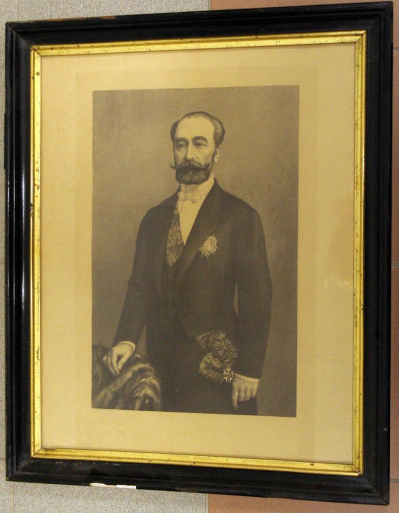 estampe, portrait du président de la République Sadi Carnot