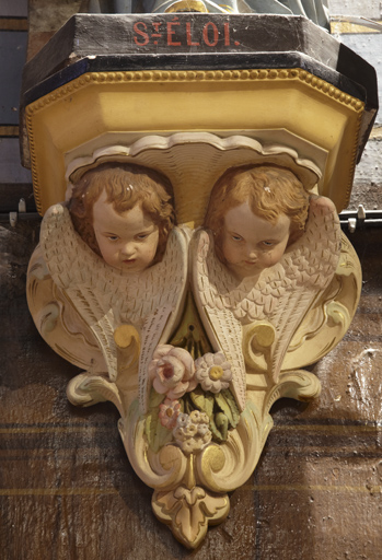 Console de statue : anges